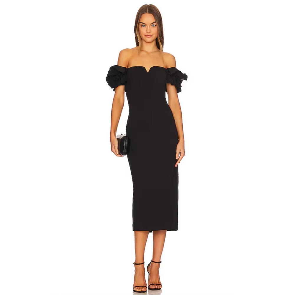 Elliatt Creole Dress Revolve Black Size Extra Small